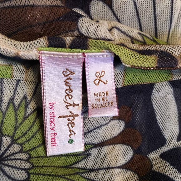 SWEET PEA Double Layer Nylon/Mesh Dress - Picture 7 of 7